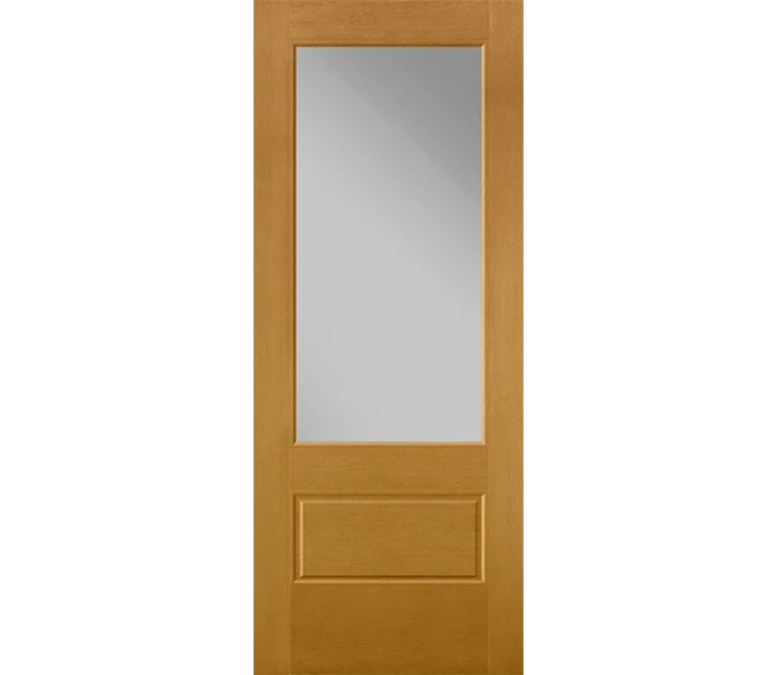 Pasadena 3 Quaters Light Fiberglass Entry Door