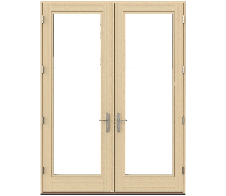 Pasadena Pella Lifestyle Series Wood Double Hinged Patio Doors