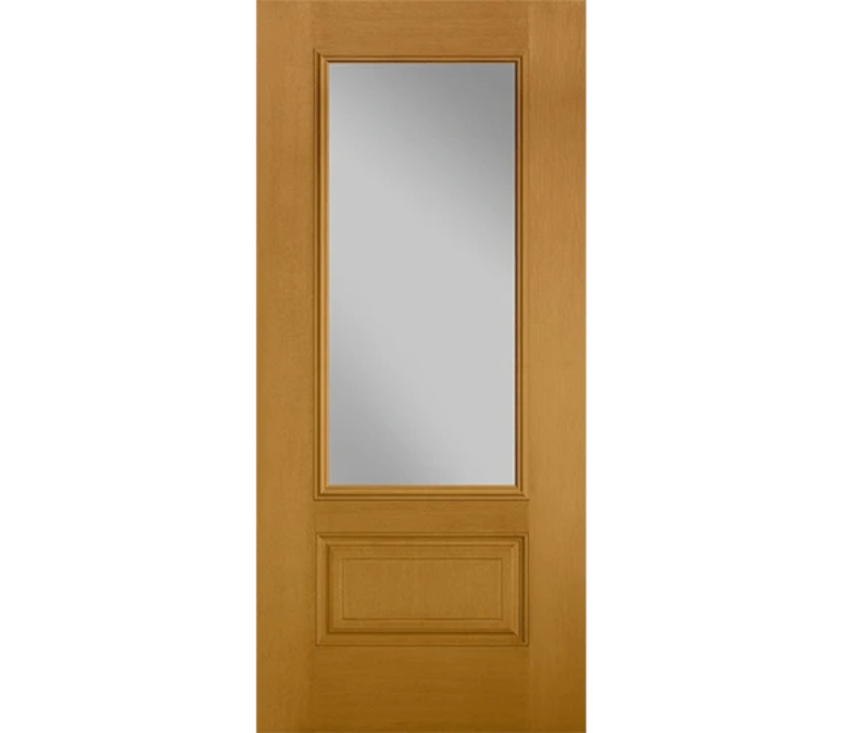 Pasadena Three Quaters light Fiberglass Entry Door